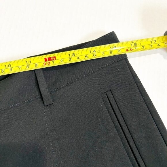 🌷SALE Alexander Wang Seamed Black Trousers Size 8 Ankle Zip - Picture 8 of 13